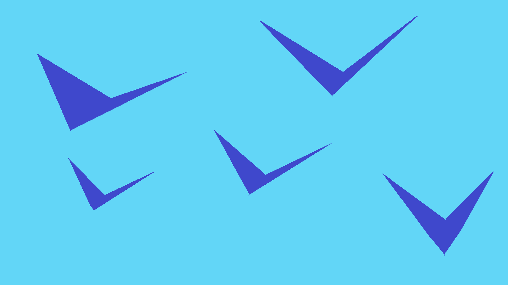 abstract bird picture blue